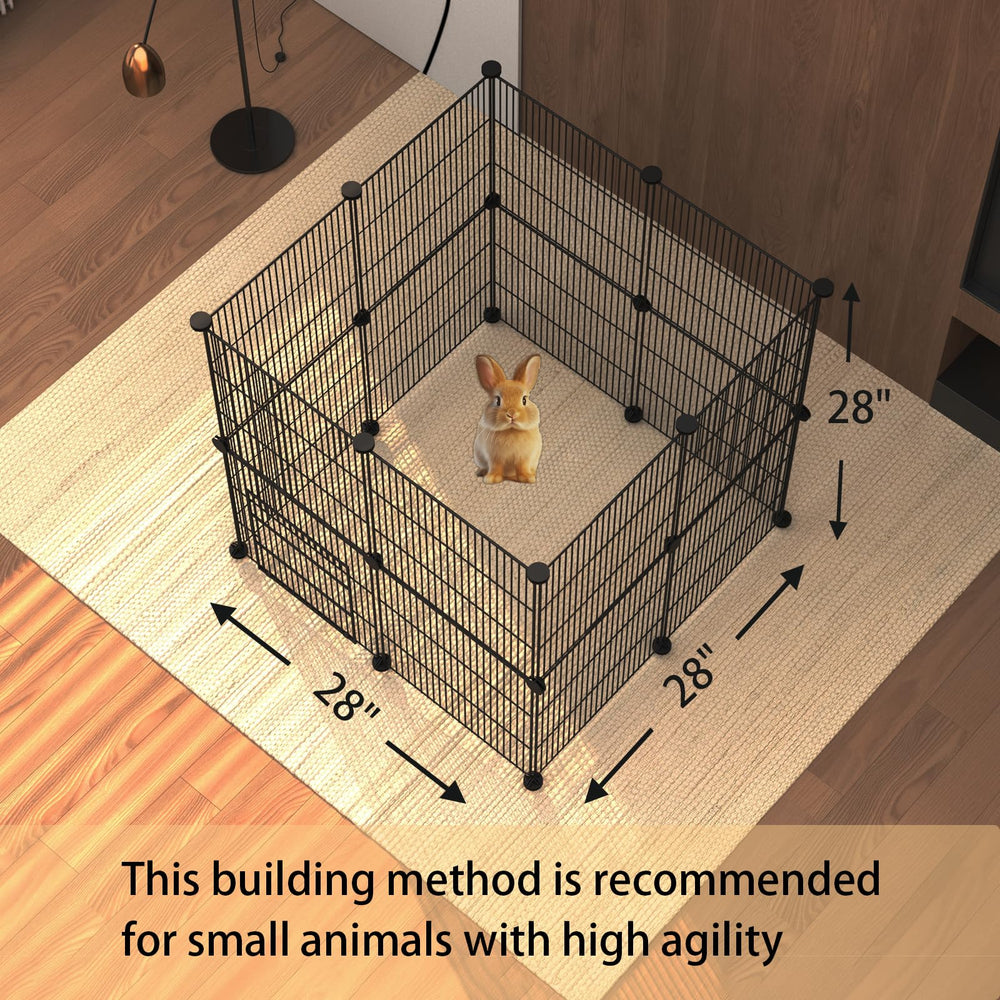 Xymoso DIY guinea pig cages waterproof bottom highlights simple cleaning and leak prevention.