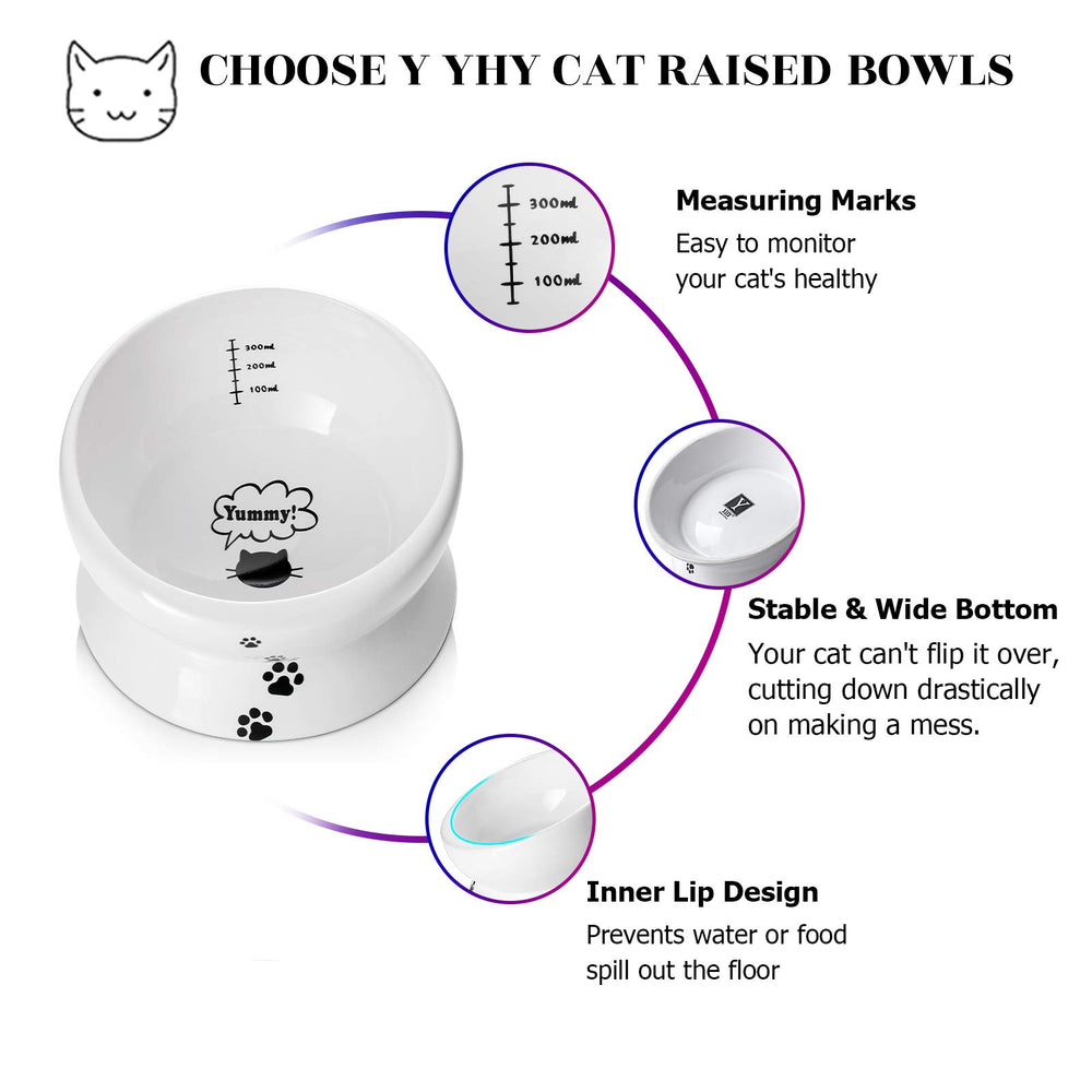Y YHY bowl features measuring marks for simple intake monitoring