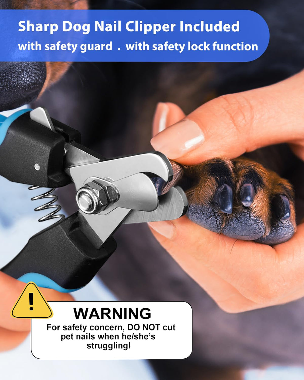 YABIFE grinder in use on a small dog for a smooth trim