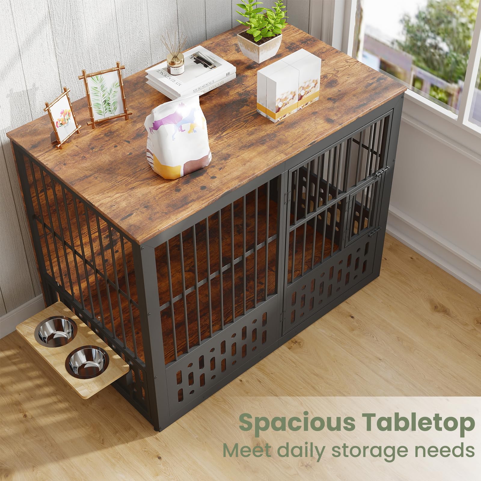 Yafylly two color options brown or gray to match decor