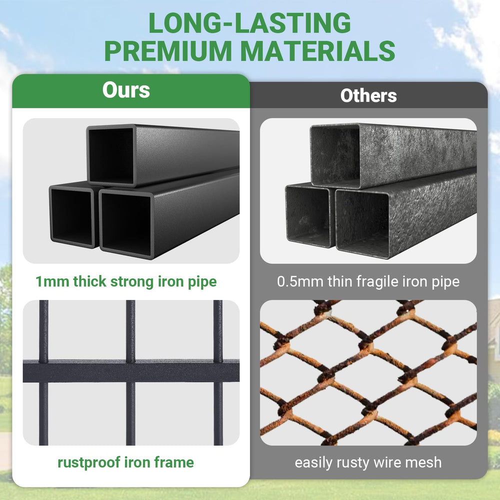 Yafylly welded-wire frame delivers durable, long-lasting outdoor use