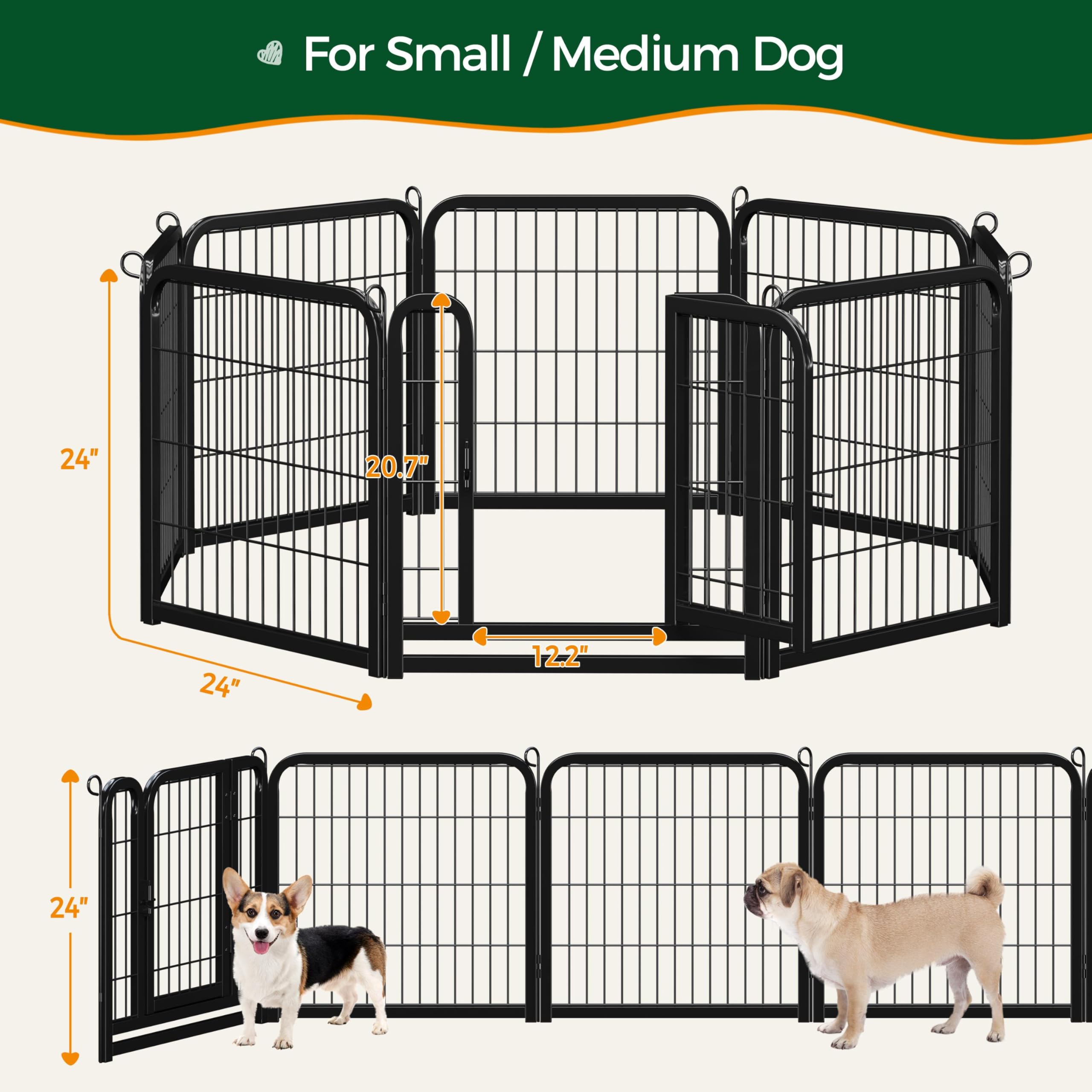 Yaheetech configurable dog pen shape options