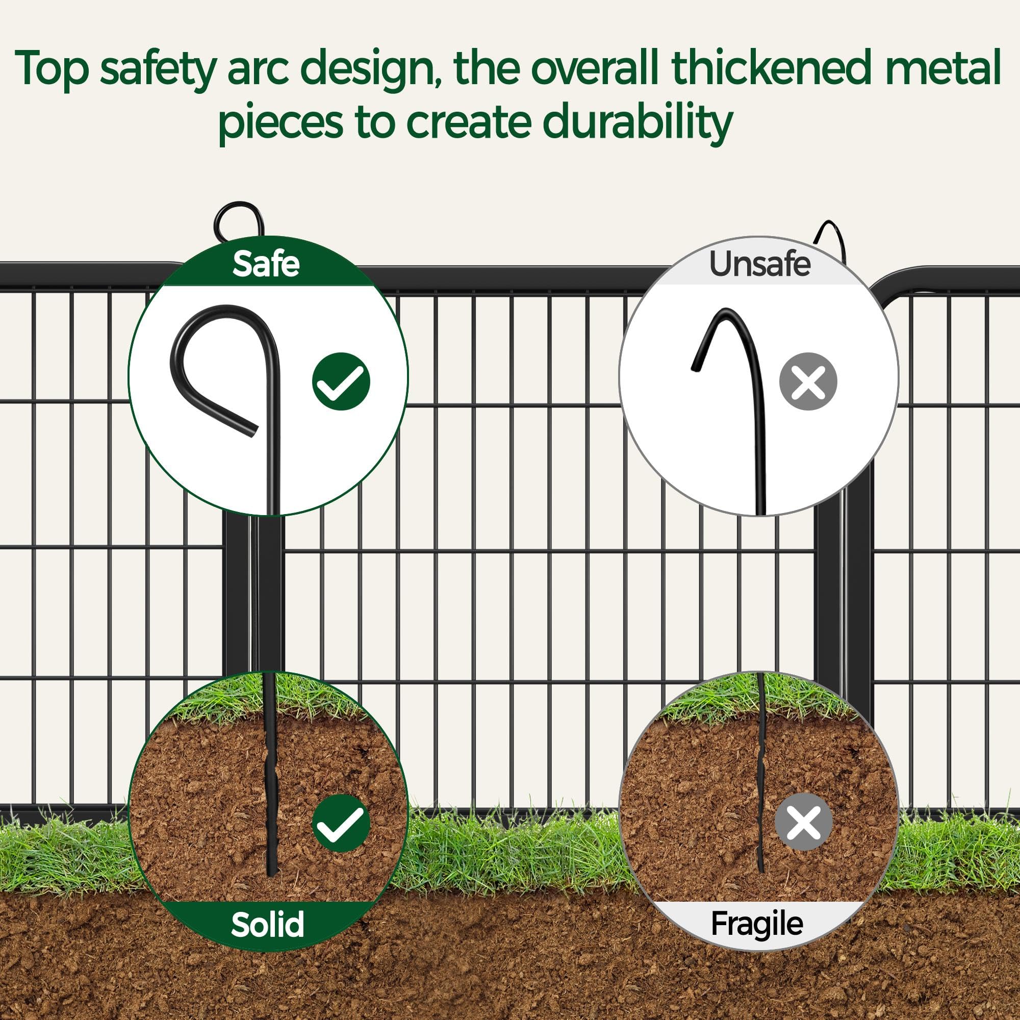 Yaheetech dog pen secure lock system for safety