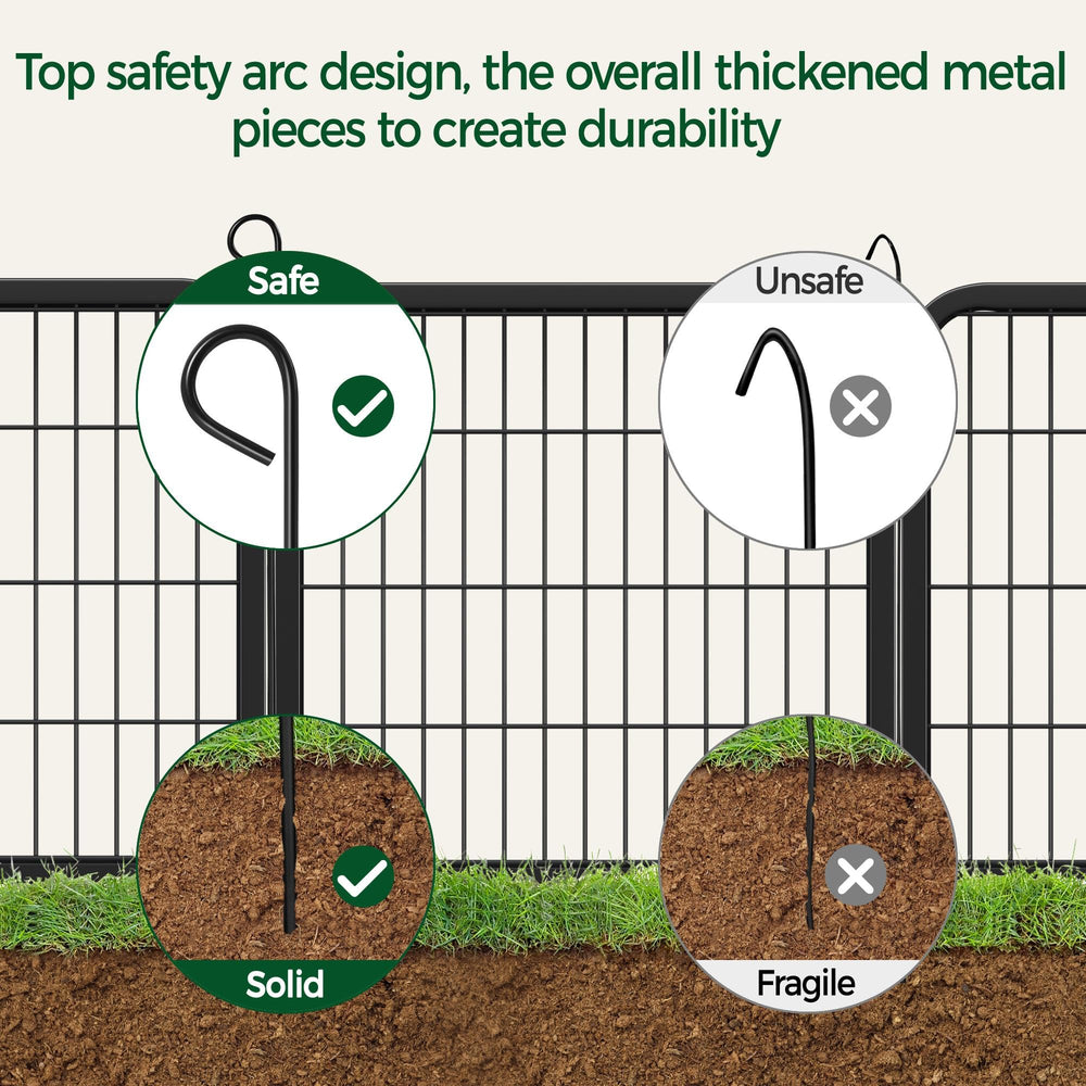 Yaheetech dog pen secure lock system for safety