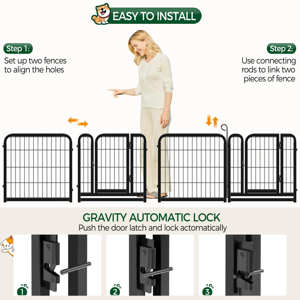Yaheetech pet enclosure smooth edges safety