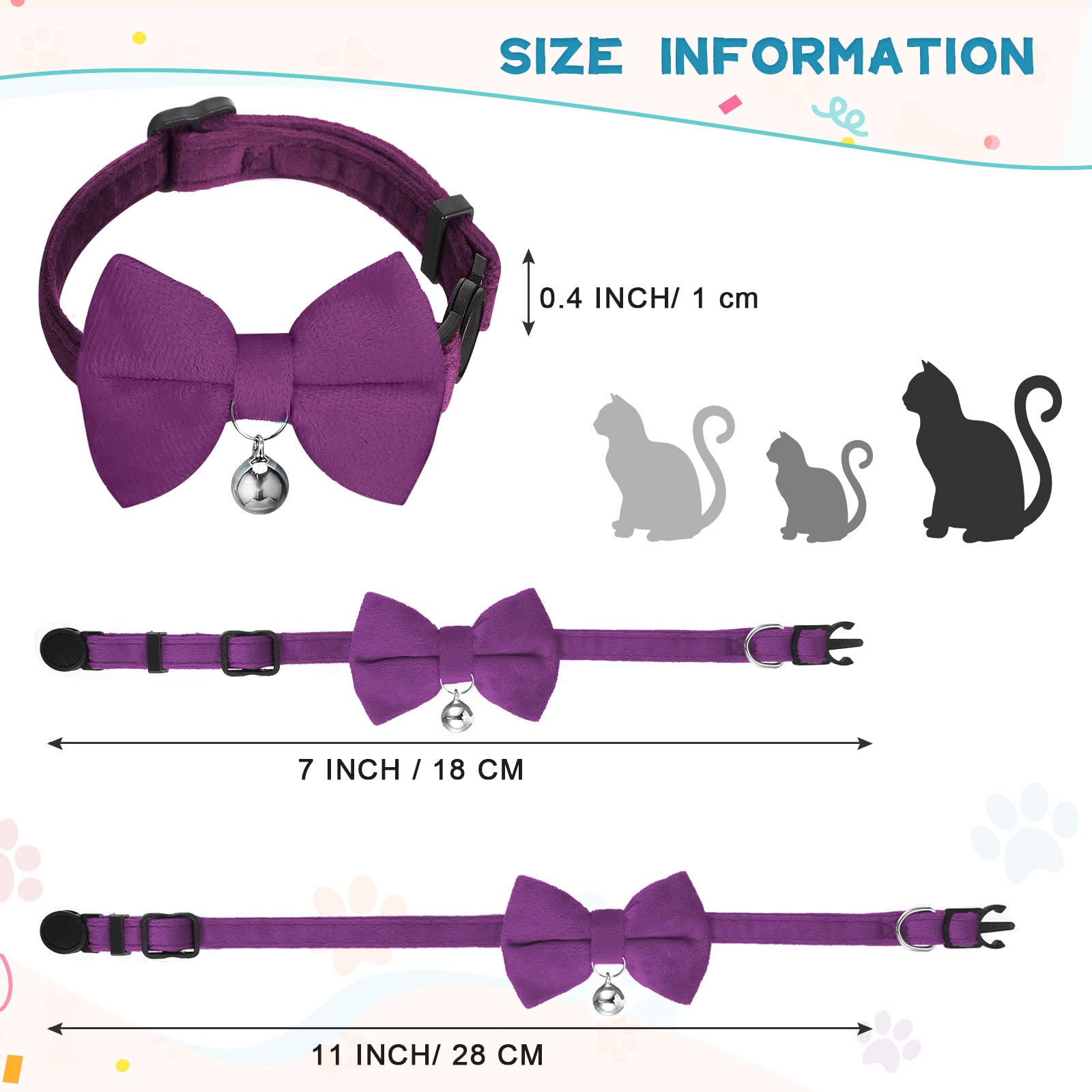 Yahenda cat bow tie closeup highlighting elegant design