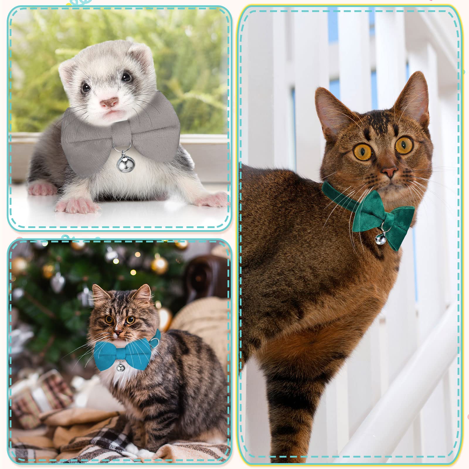 Yahenda ready-to-wear packaging with ten cat collars