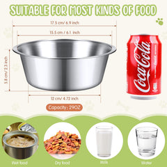 Yahenda stainless steel bowls edge safety close-up showing smooth rim.