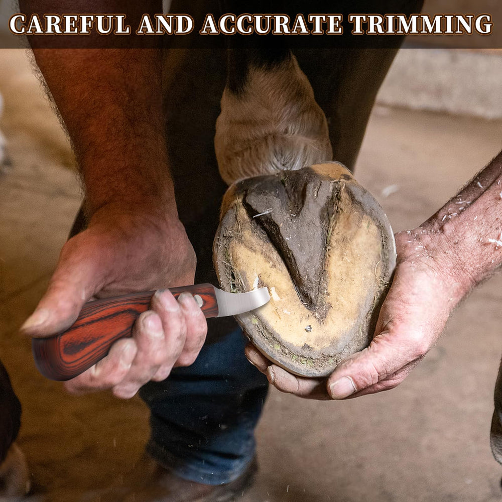 YAHIKI hoof knife multi-use farm tasks for cutting twine and more.