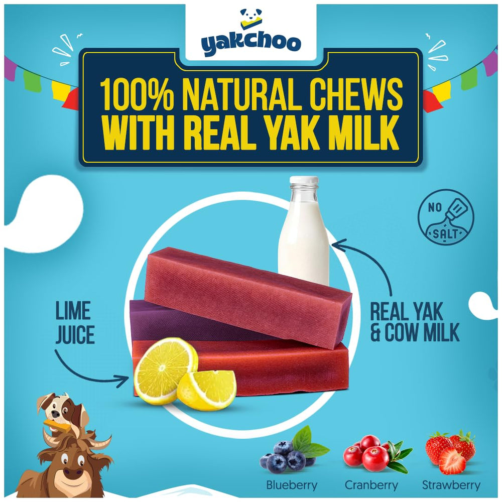 Yakchoo Himalayan variety pack shows three flavours for all breeds.