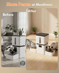 Yakry feeder live video view with two-way audio for pet reassurance.