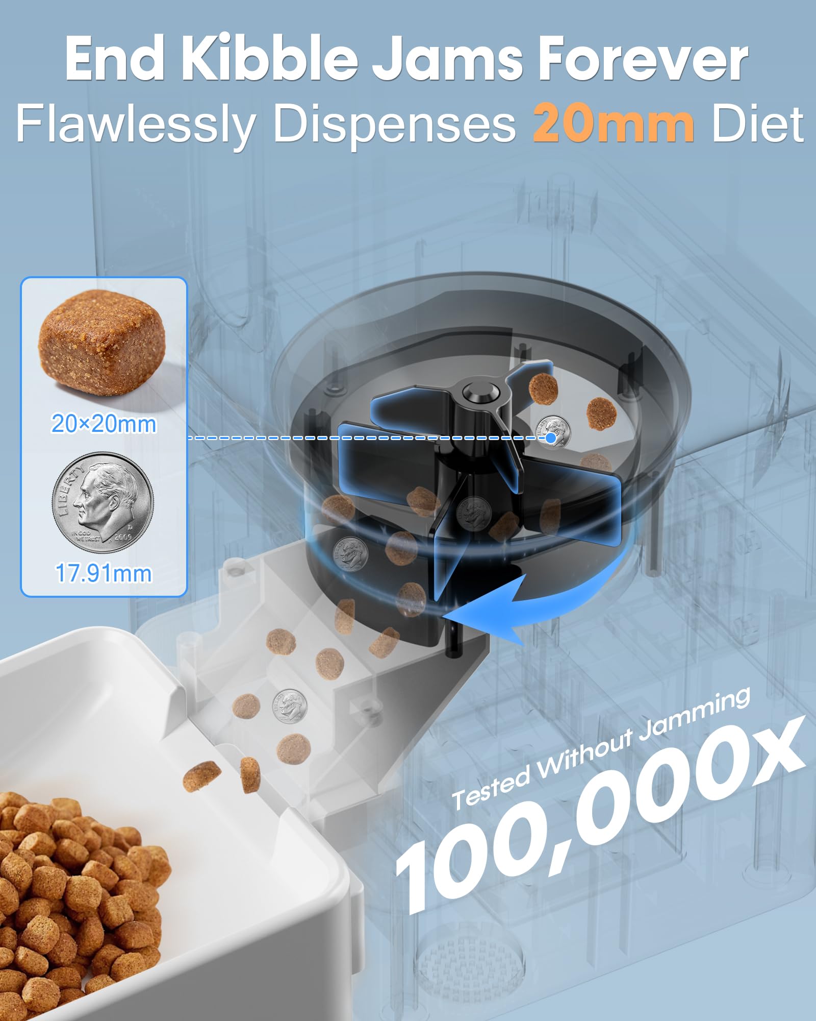 Yakry feeder HD camera with night vision for real-time monitoring
