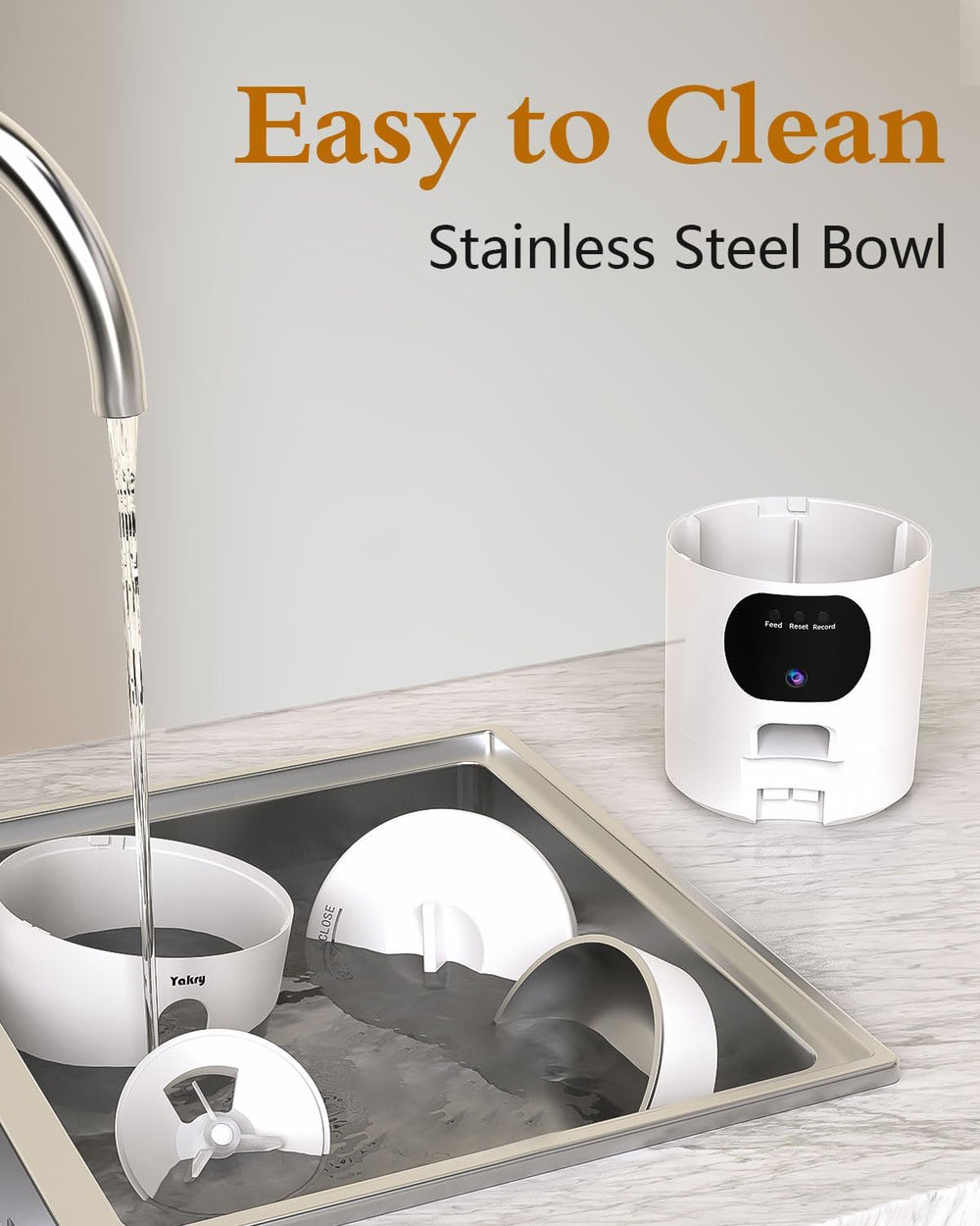 Yakry night vision provides clear clips day and night.