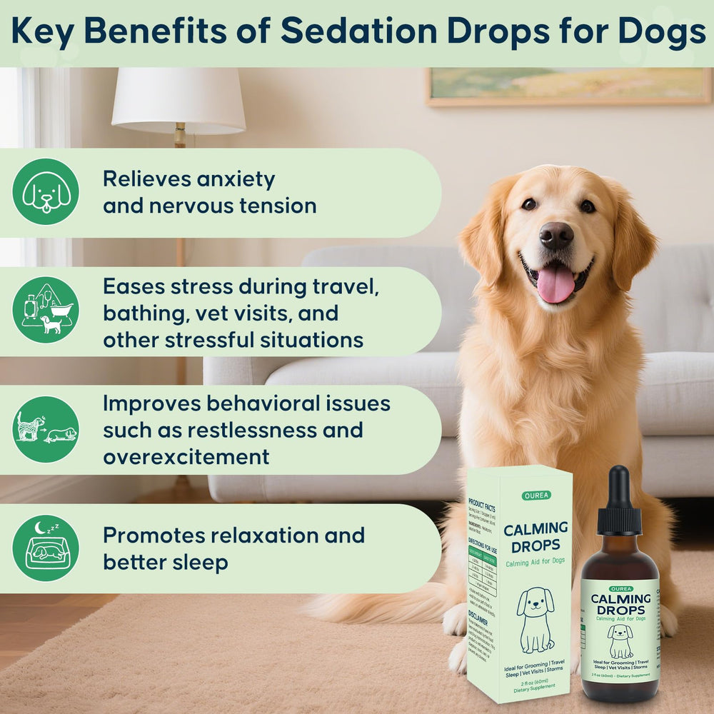 Yakucho Calming Drops for dogs during grooming helps a cooperative nail trimming