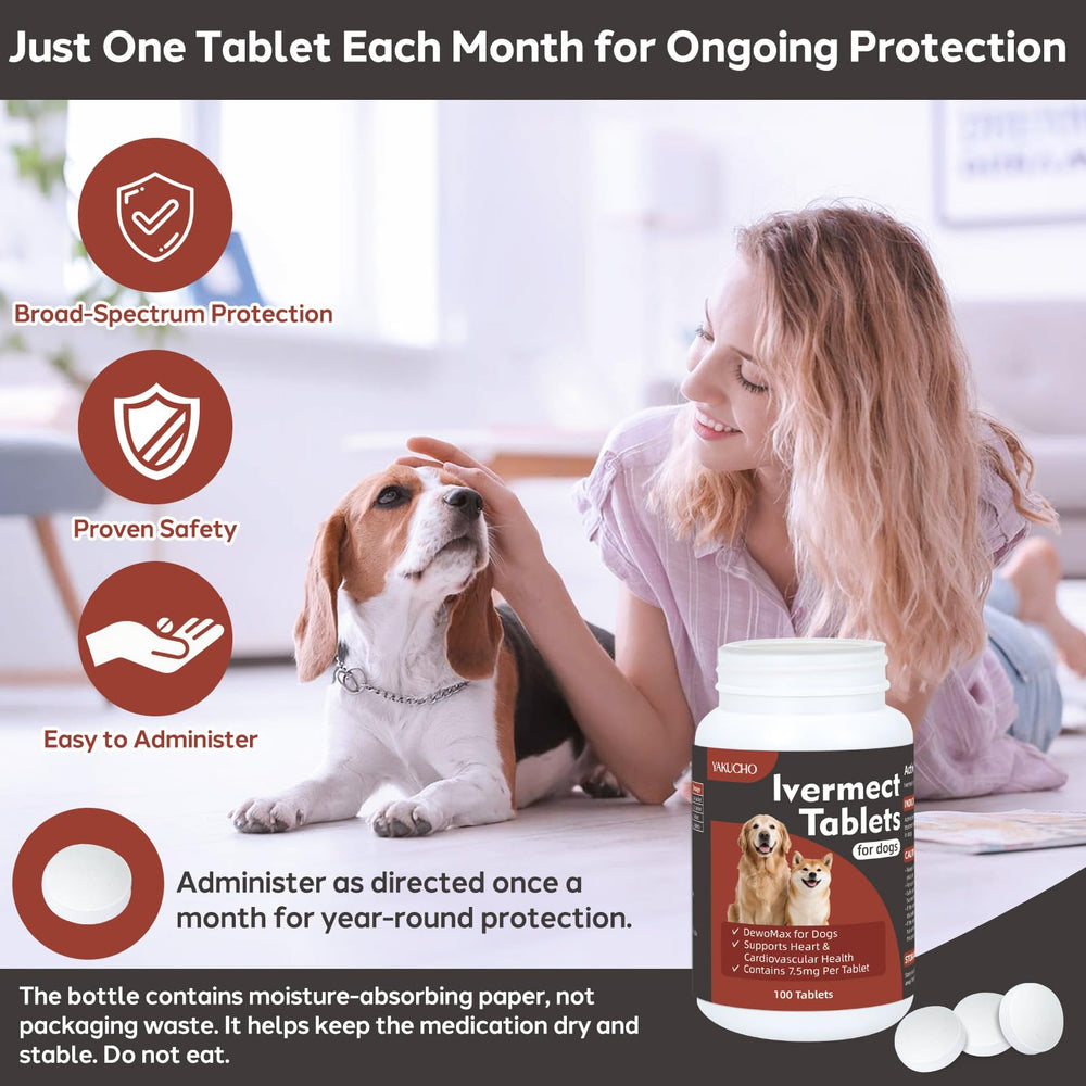 Yakucho daily dog health tablets designed for sensitive pets.