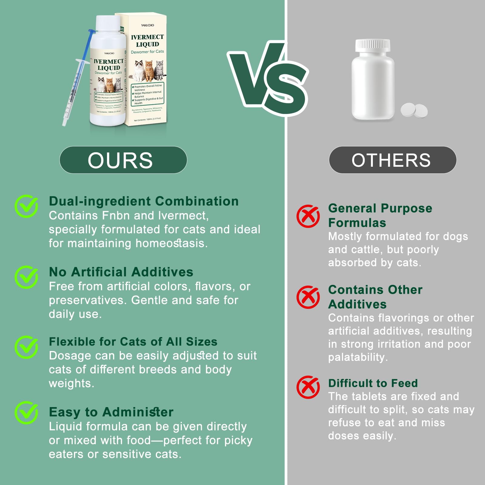 Yakucho Dewomax liquid for adult cats promotes ongoing balance and wellness