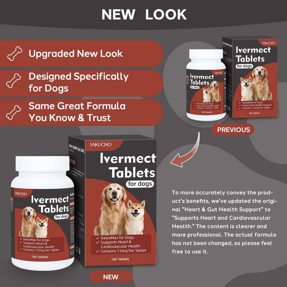 Yakucho pet health supplement for cardiovascular balance and vitality.