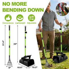 Yalumo pooper scooper bag-lock system keeps bags secure during use.