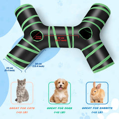 YAMI cat tunnel made of durable material to withstand playful claws