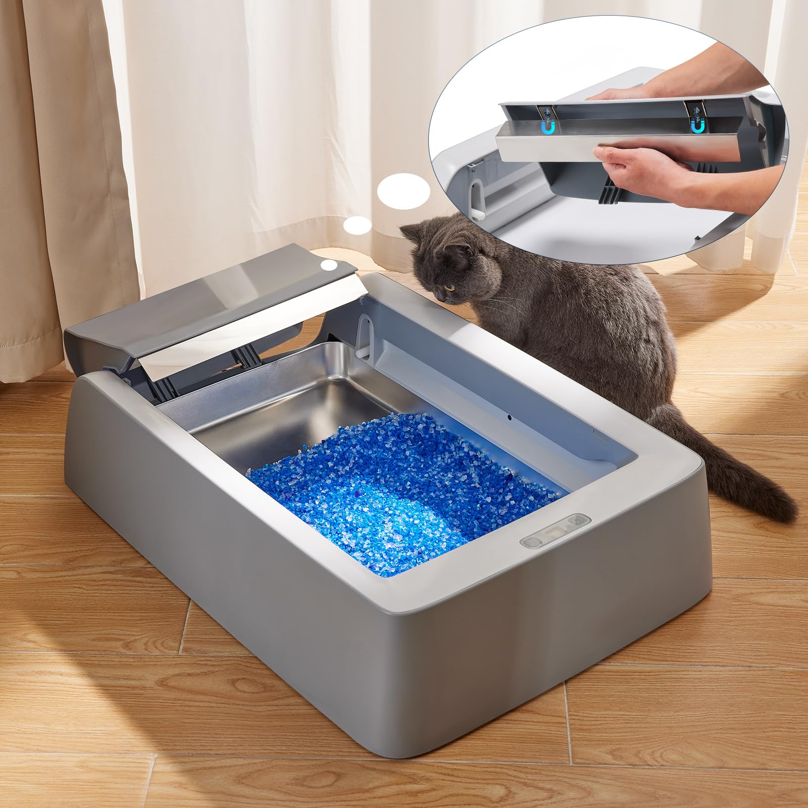 Yangbaga easy-to-clean tray with quick rinse after scooping.