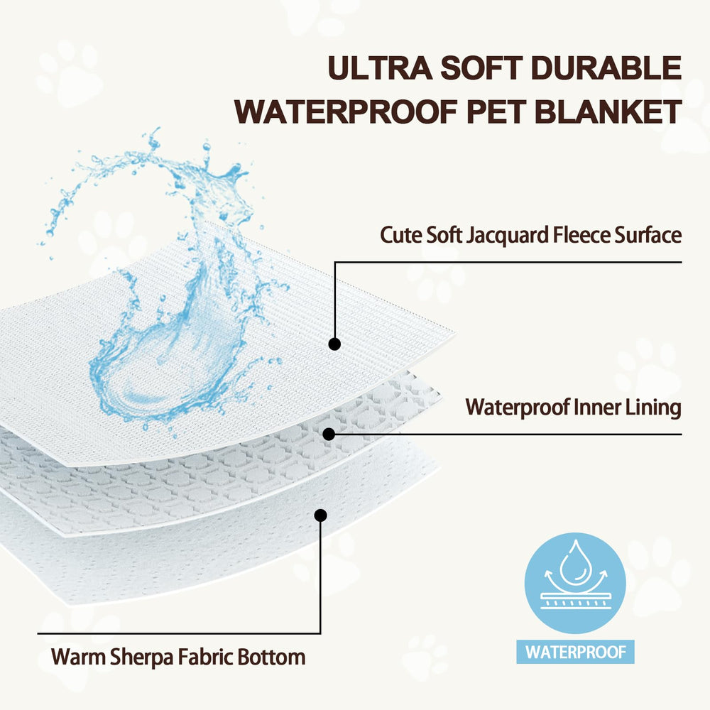 Yaning 3D flower texture blanket in purple adds decorative pet comfort.