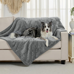 Yaning waterproof blanket on sofa protects furniture from spills and messes.