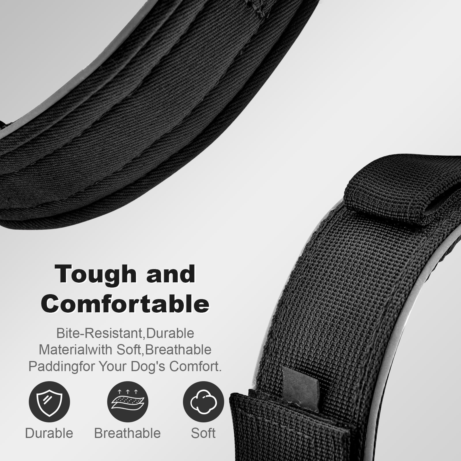 YaoTya control-handle dog collar highlighting extended grip for safer handling.