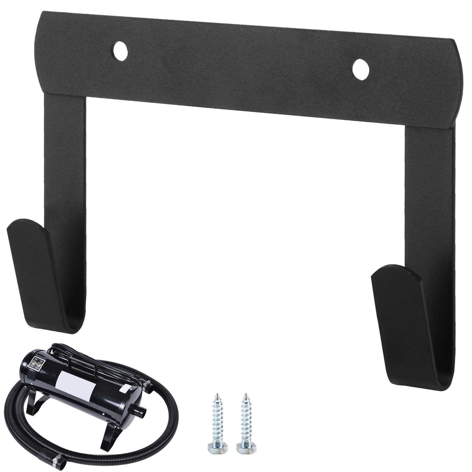YAQINGMY dryer wall mount bracket secures the pet hair dryer for reliable grooming setup.