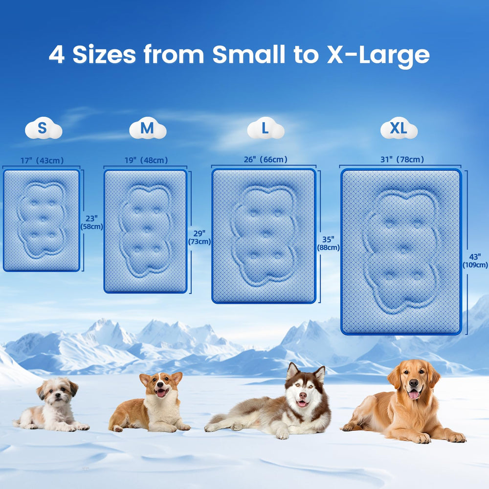YARMLYS machine-washable dog cooling mat for easy cleaning after adventures