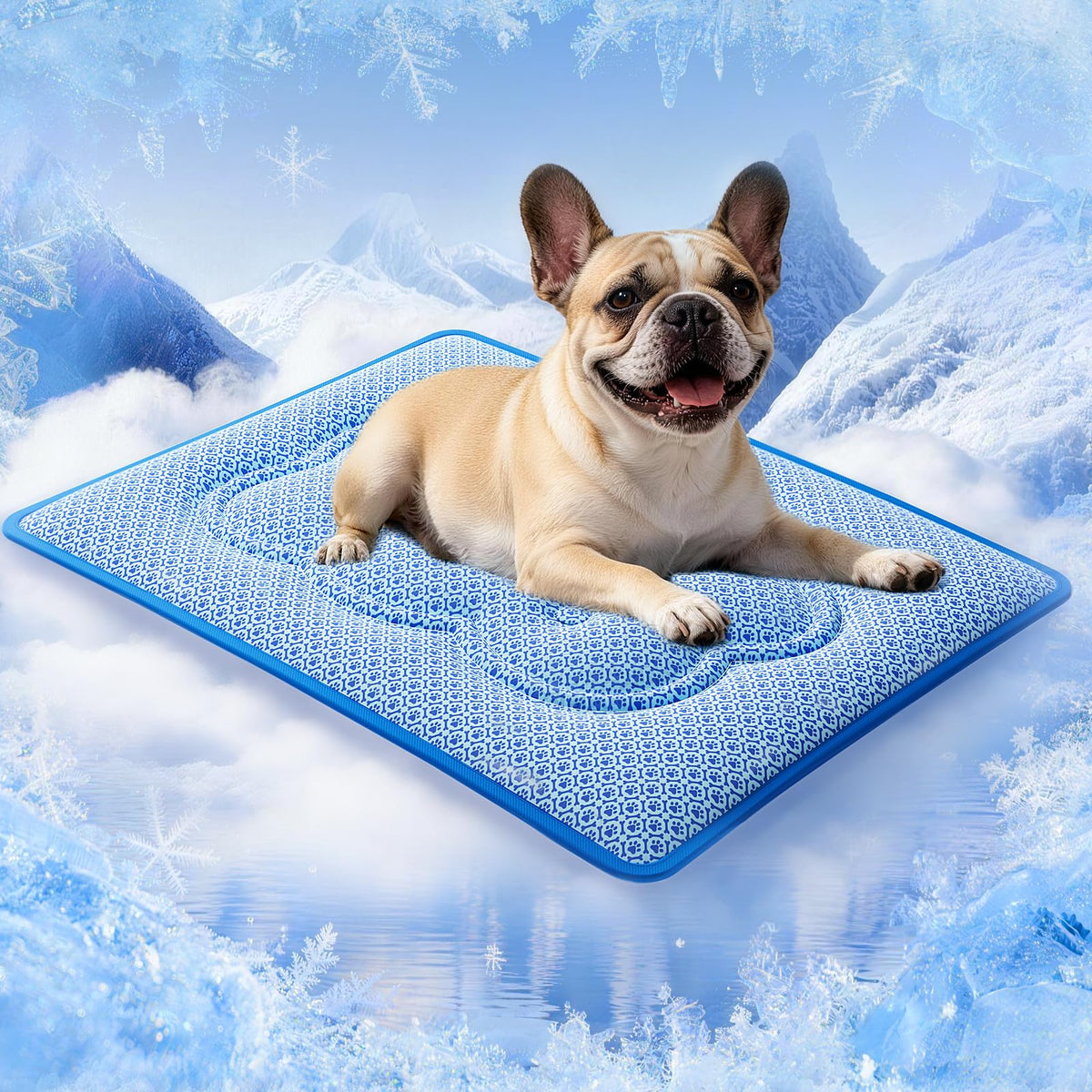 YARMLYS dog cooling mat with pcm-technology cools dogs on hot days