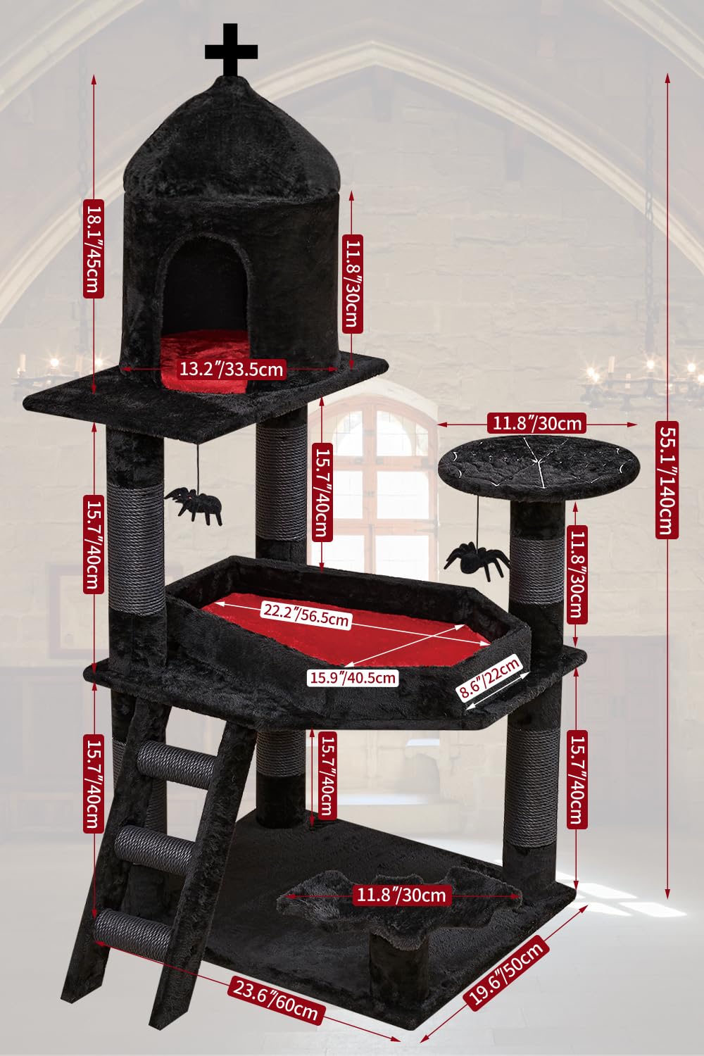 YARUOMY kraft-twine scratching posts protect furniture while satisfying scratching needs.