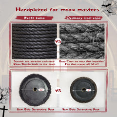 YARUOMY sturdy posts 3.54-inch diameter promote steady multi-cat use.