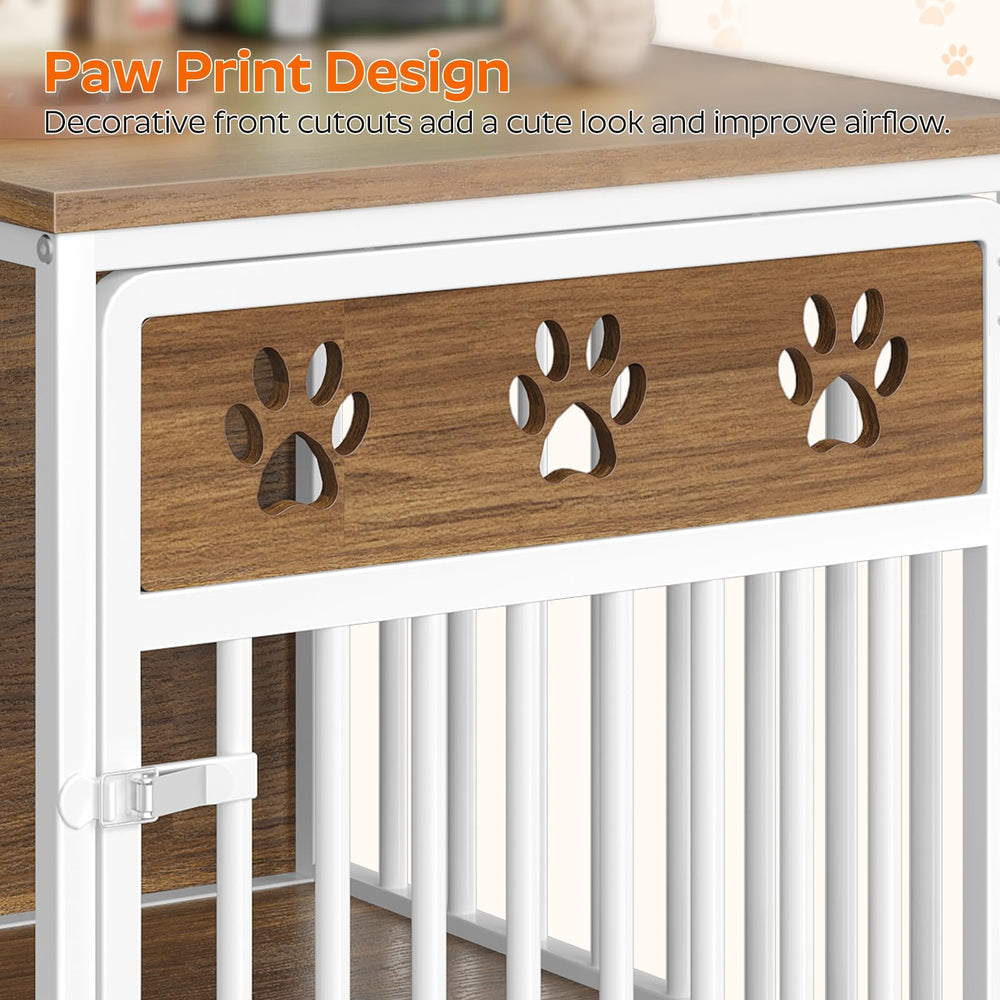 YATINEY paw-print cutouts promote airflow while adding decorative charm
