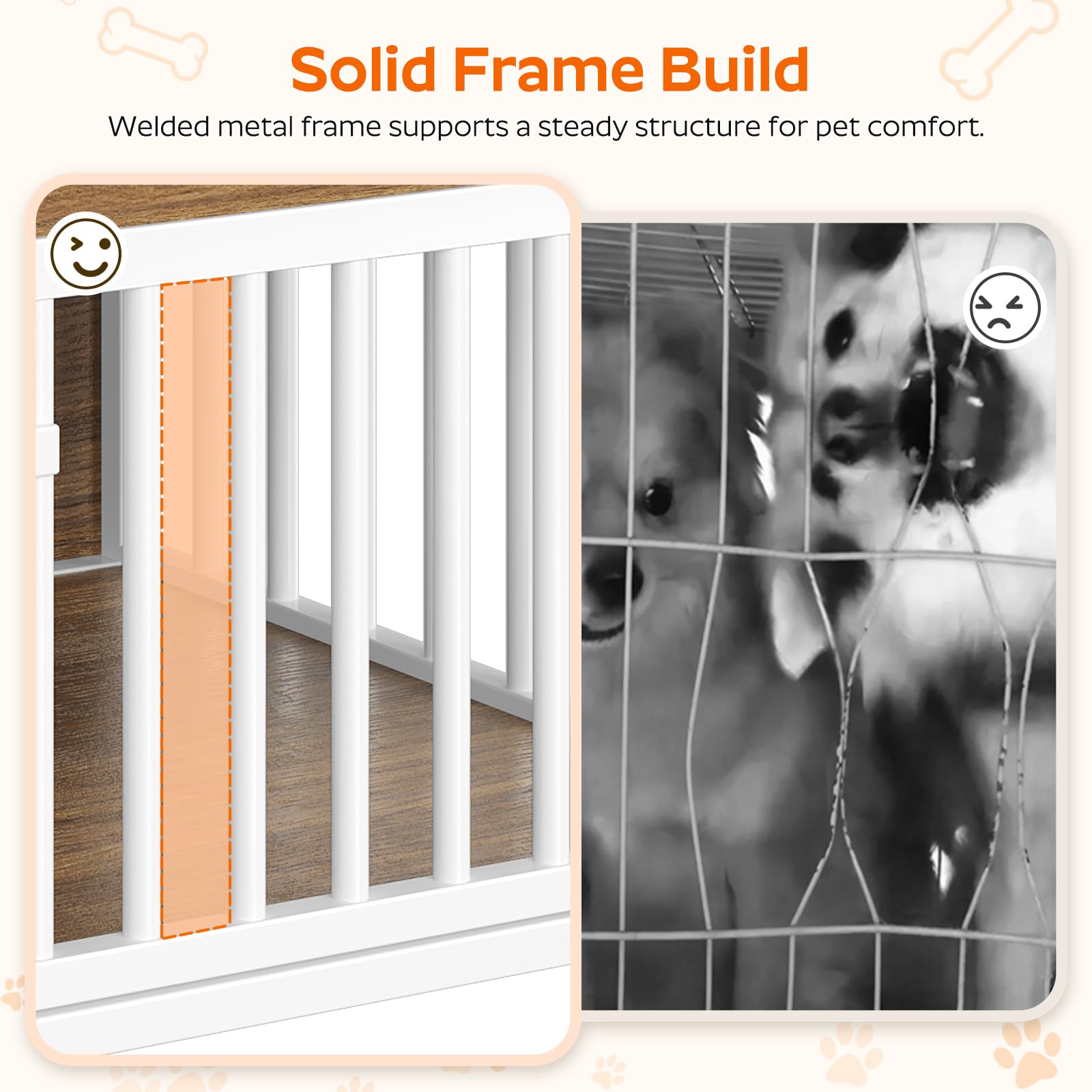 YATINEY secure latch pet crate emphasizes containment and peace of mind