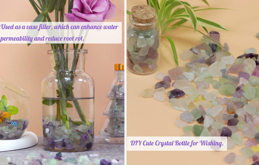 YATOJUZI mixed crystal stones suitable for aquarium decor and planters.