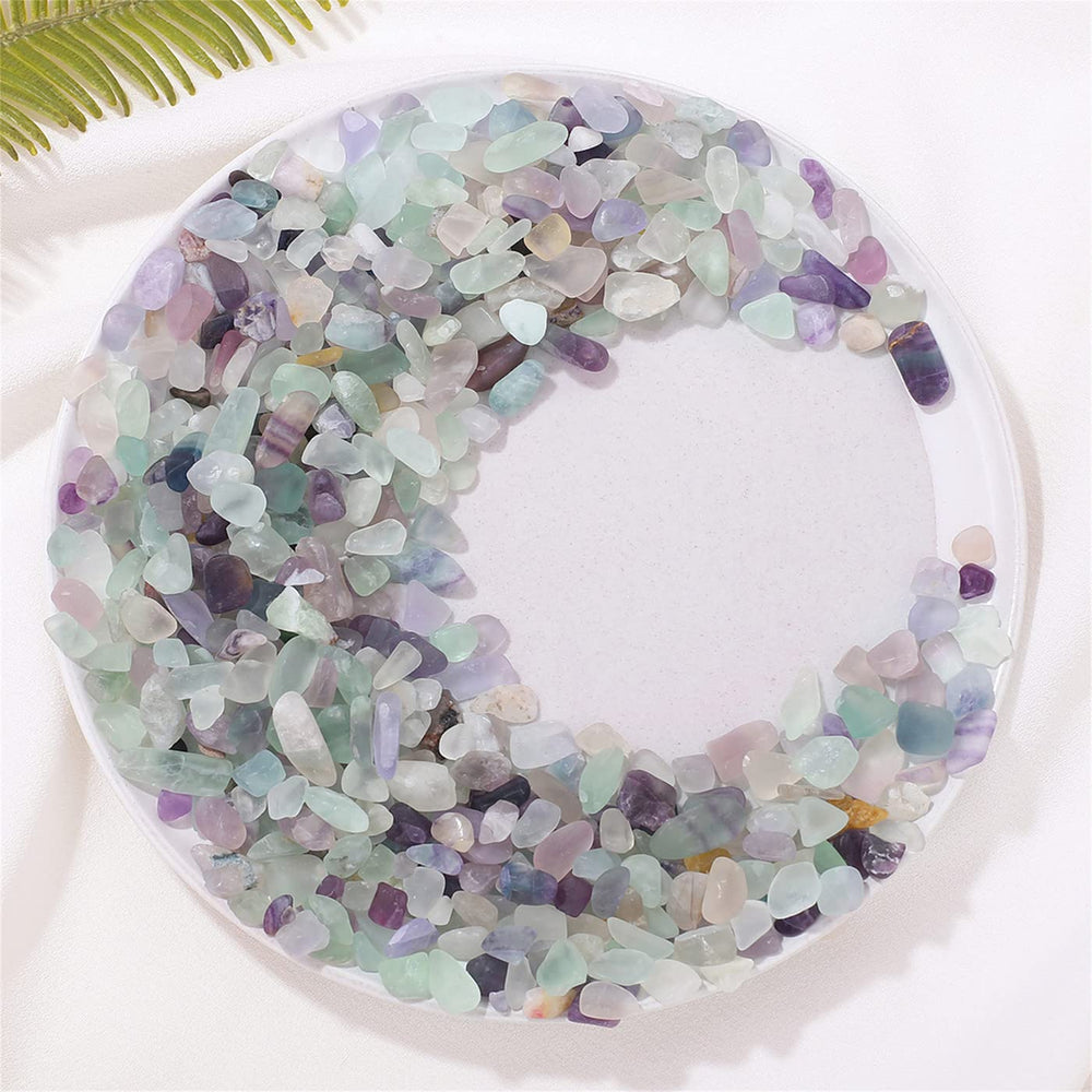 YATOJUZI natural crystal gravel in assorted colors for indoor fountains.