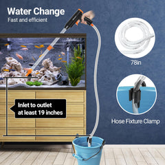 Yaubay 132GPH cleaner adjustable flow wheel enables precise water control.