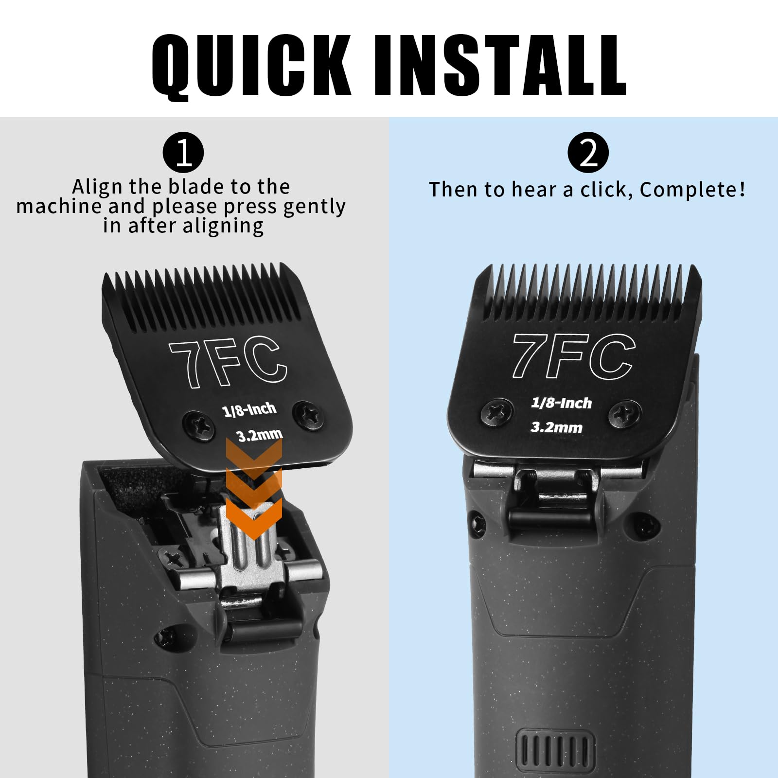 Cut length indicator shows 1/8 inch (3.2 mm).