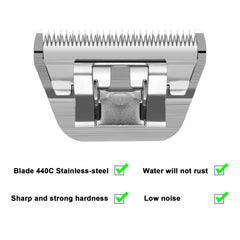 YAZIYIR compatibility with Andis, Oster A5 and Wahl KM10 clippers.