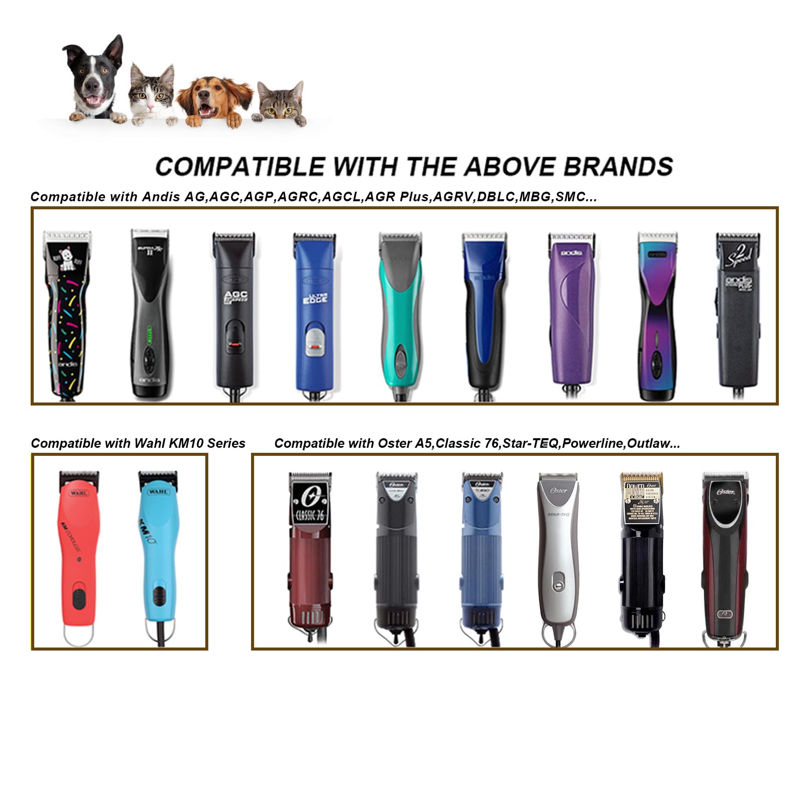 YAZIYIR blade stays cooler for comfortable extended grooming.