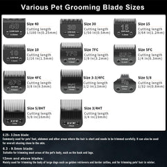 YAZIYIR professional pet blade design for reliable grooming sessions