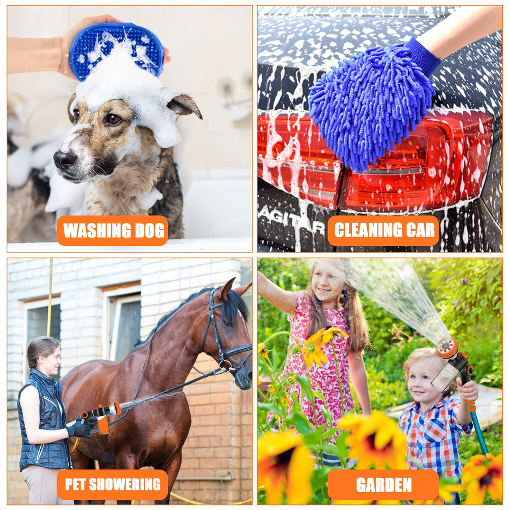 YCCOKJJ car wash mitt for quick rinses and foams on vehicles.