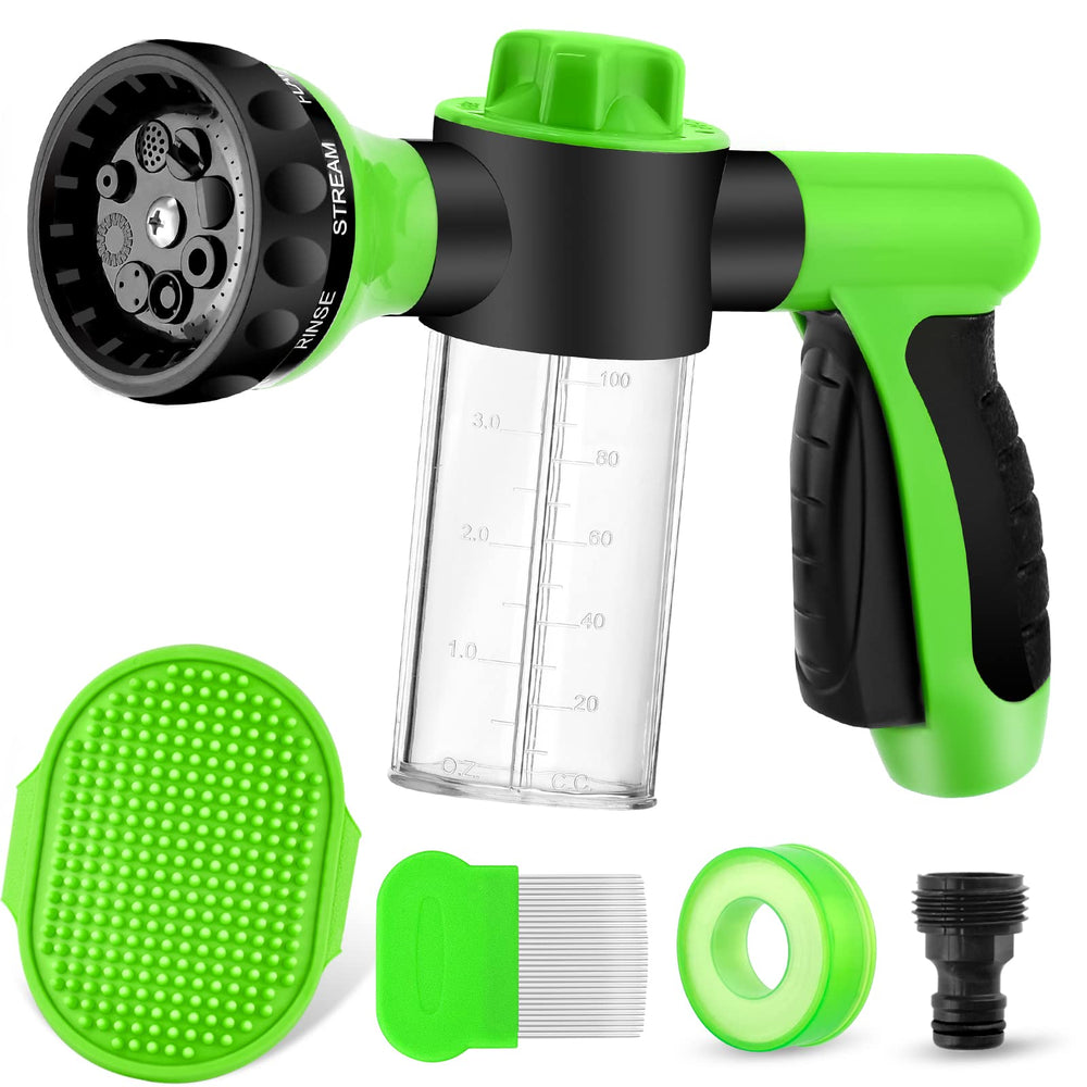 YCCOKJJ dog wash sprayer 8-in-1 head for versatile bathing and outdoor cleaning