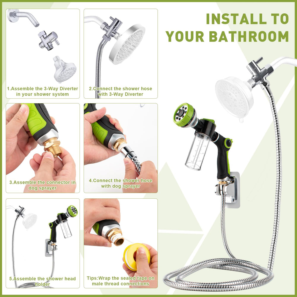 YCCOKJJ garden-use-hose-nozzle versatile for watering and cleaning