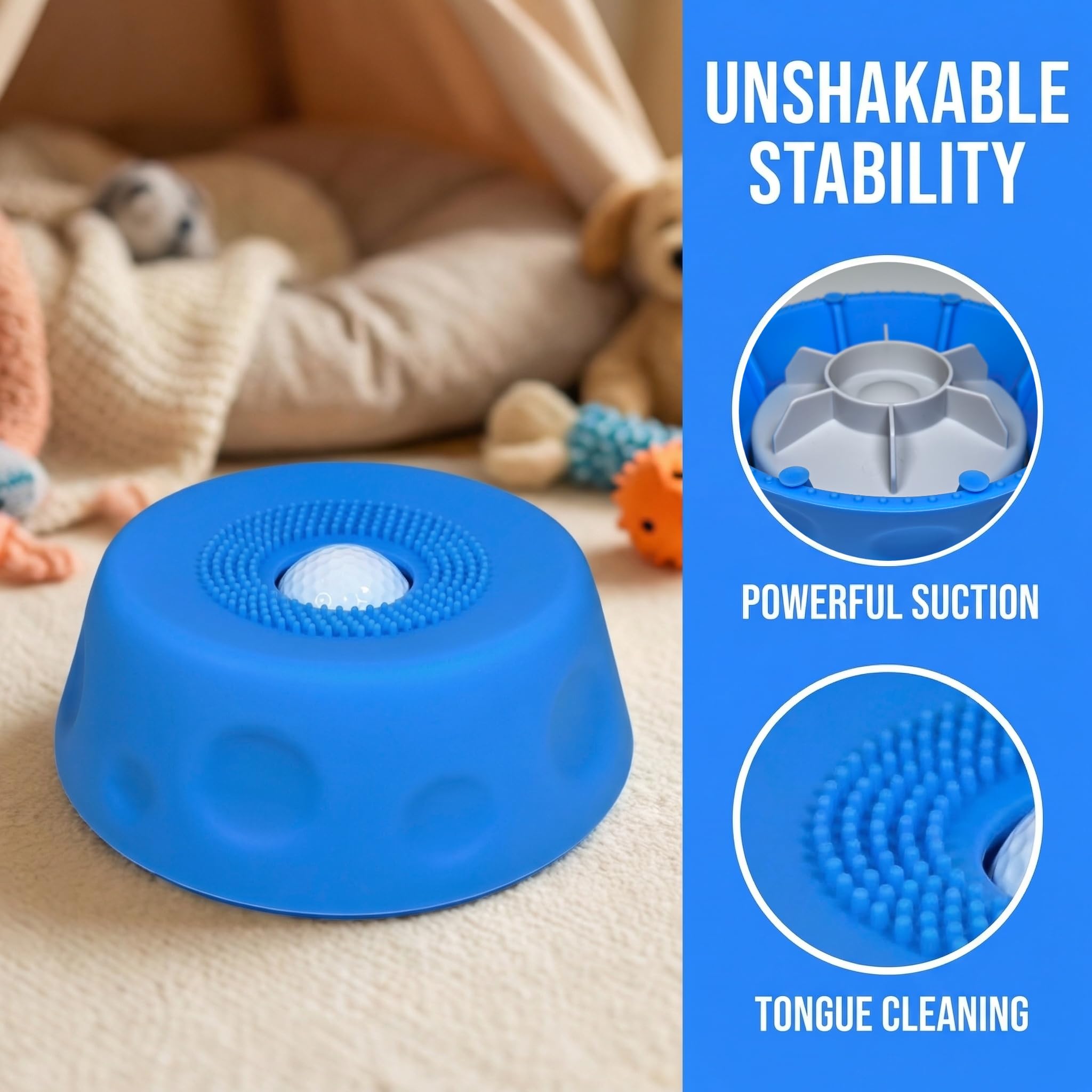 YCD-incerda dishwasher-safe lick bowl simplifies cleaning after treats.