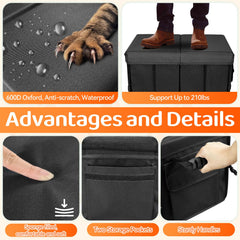 YCooiFo waterproof Oxford cloth surface helps keep the car clean and easy to wipe