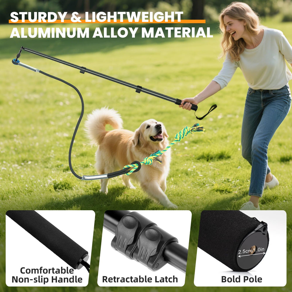 Ycozy Flirt Pole easy assembly and portability for on-the-go sessions.