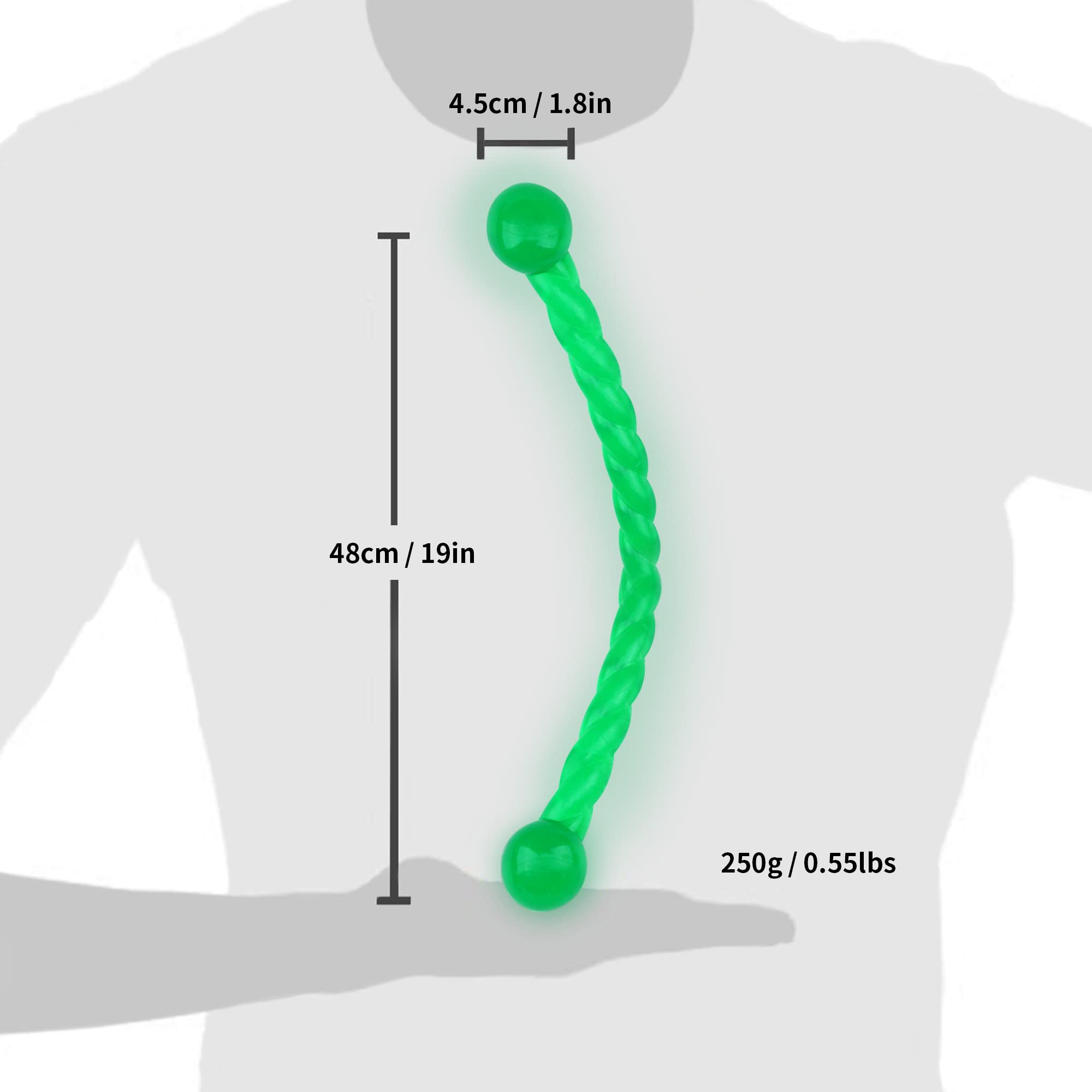 Ycozy rubber rope knot toy offers a grippy teether for aggressive chewers and interactive play.