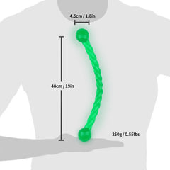 Ycozy rubber rope knot toy offers a grippy teether for aggressive chewers and interactive play.