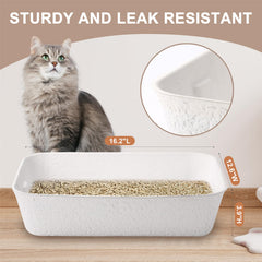 YCSKJK disposable cat litter box pack display, convenient six-pack for replacements